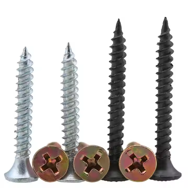 Steel Flat Head Chipboard Screws